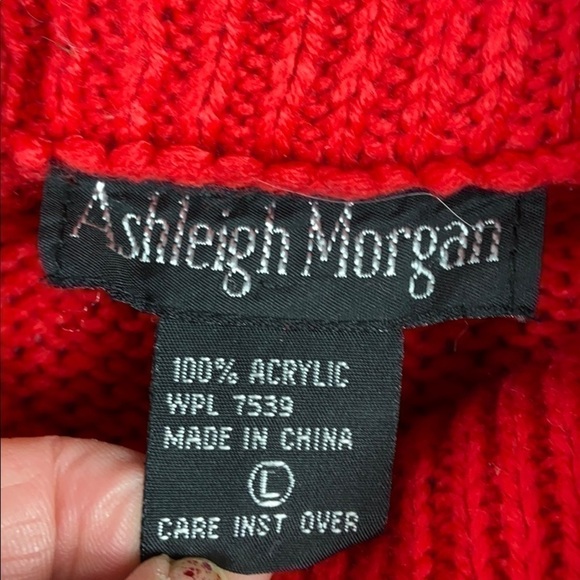 Vintage Floral Embroidered Sweater size L - Picture 6 of 16